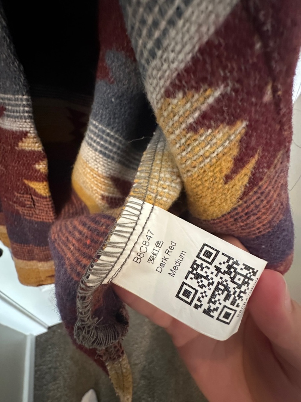 Aztec print button up jacket - Picture 3 of 3